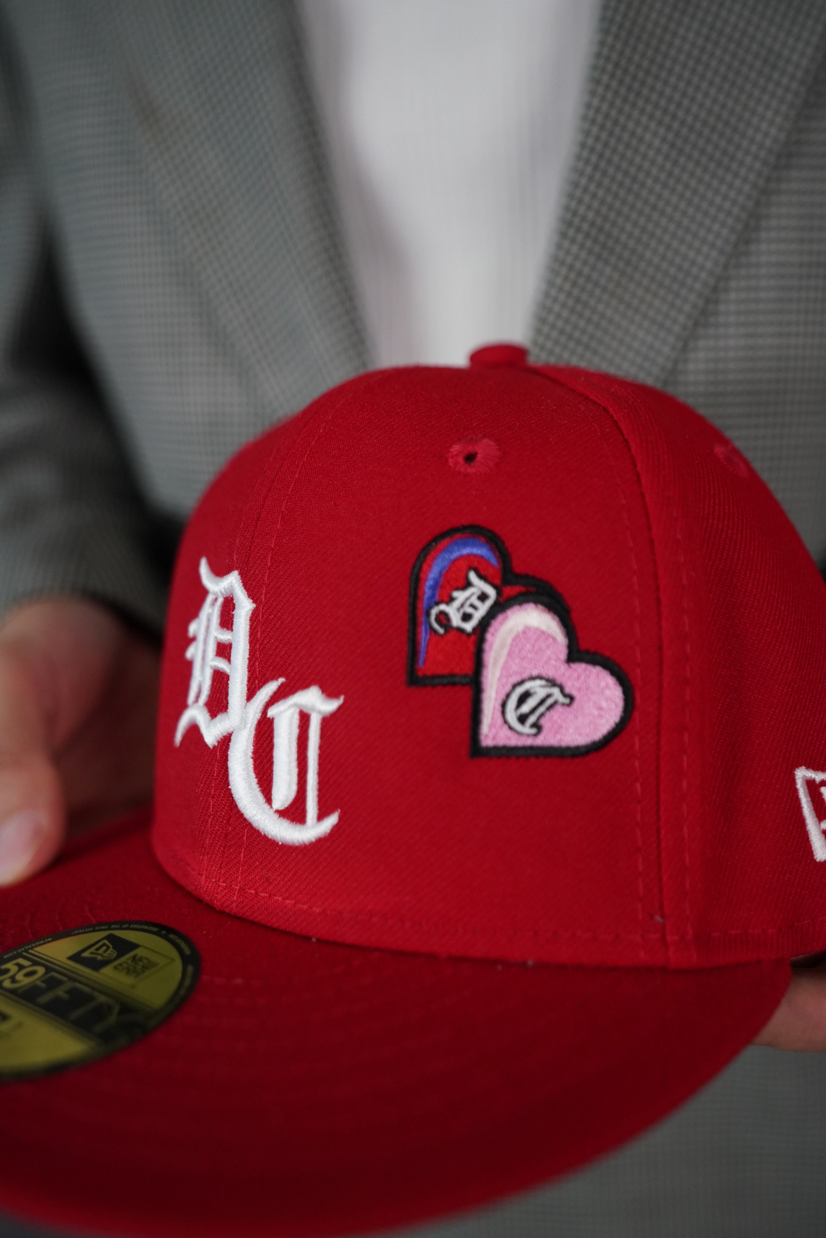 DC New Era Fitted Hat (Red)