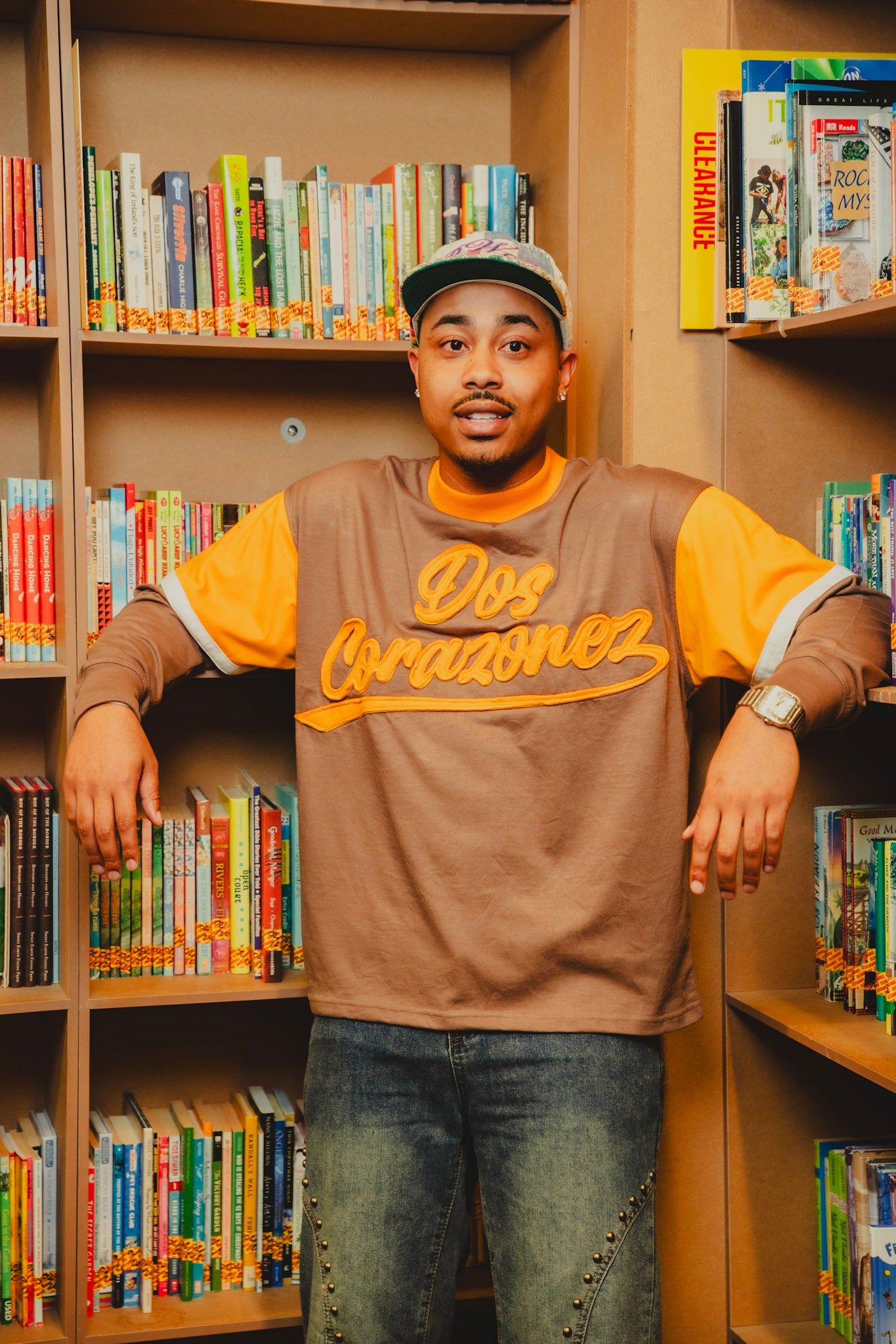 Reaction Tee Ls (Brown/Yellow)