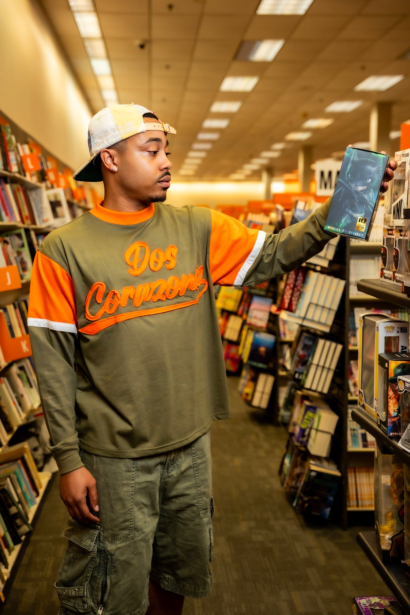 Reaction Tee Ls (Green/Orange)