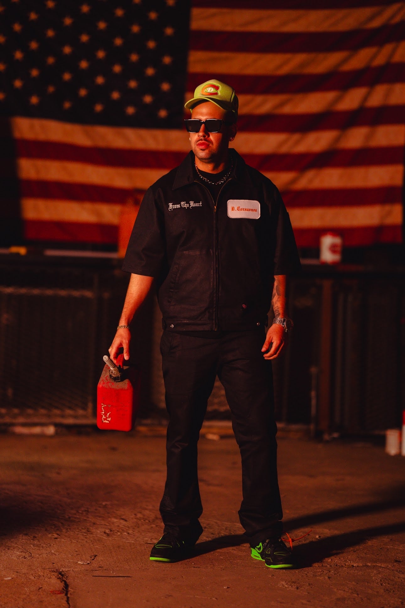 DC Work Top (Black with 6 Velcro Patches)