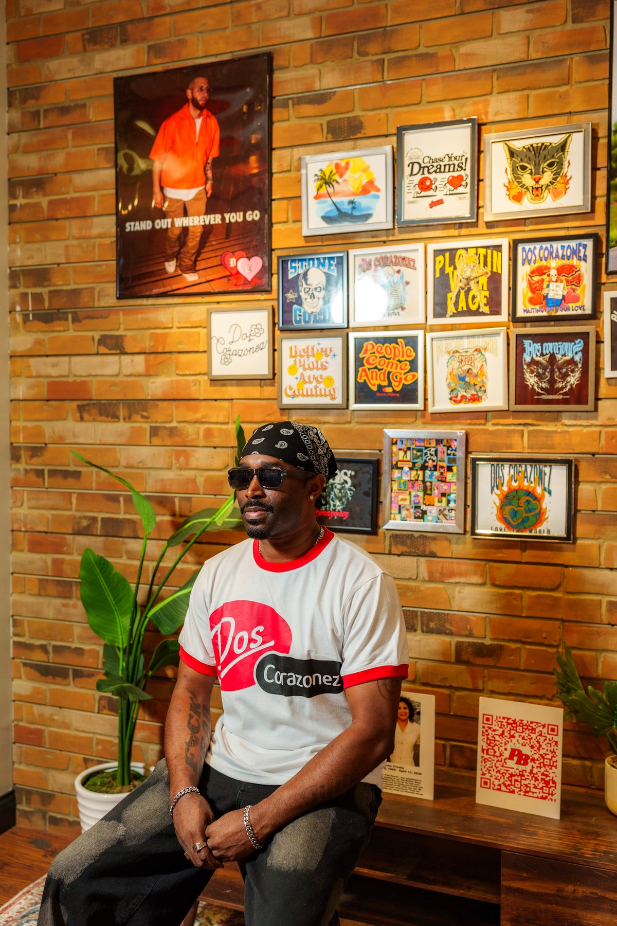 Ringer tee (Wht/Red/Blk)