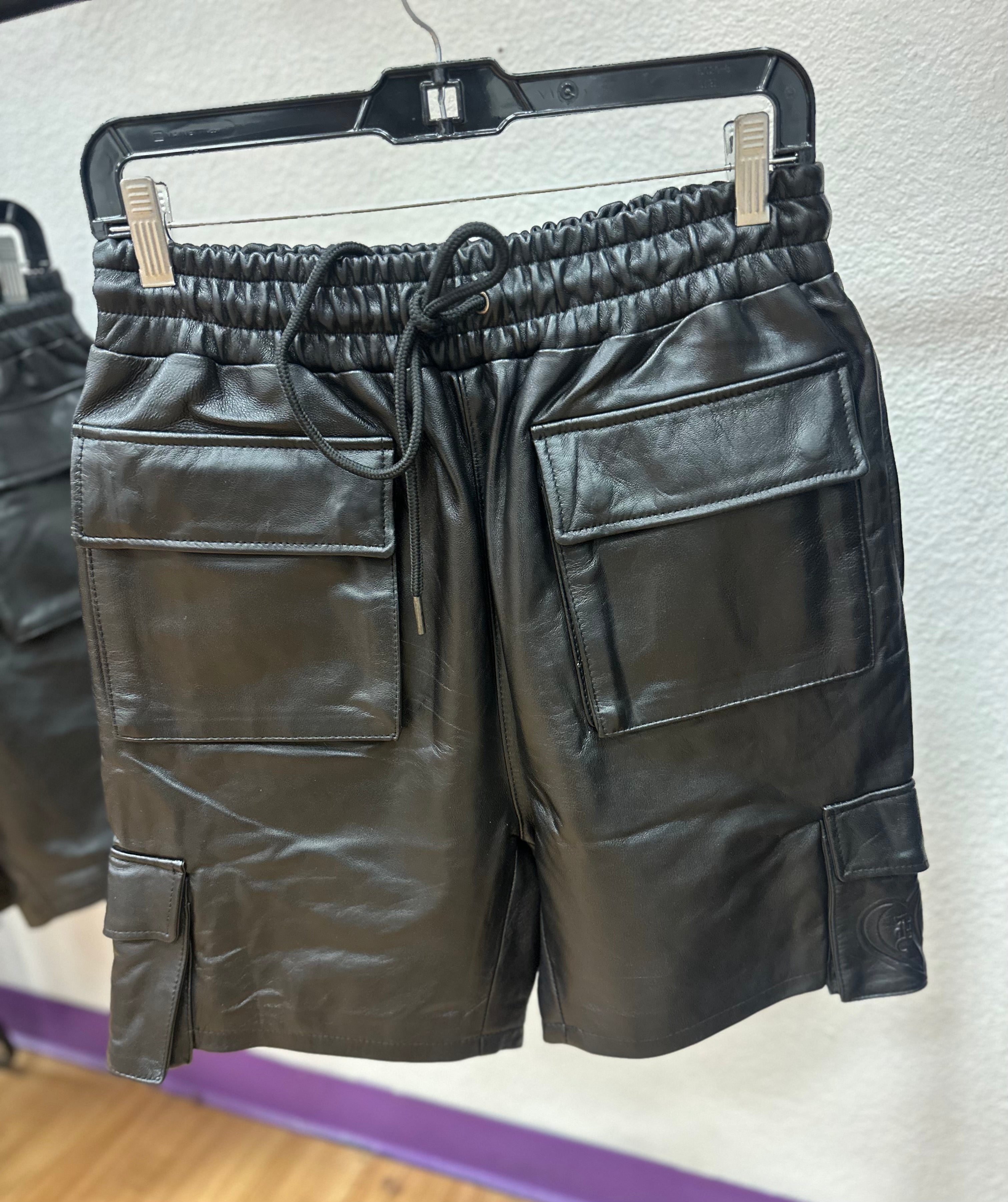 Leather Shorts (Sizing In Description)