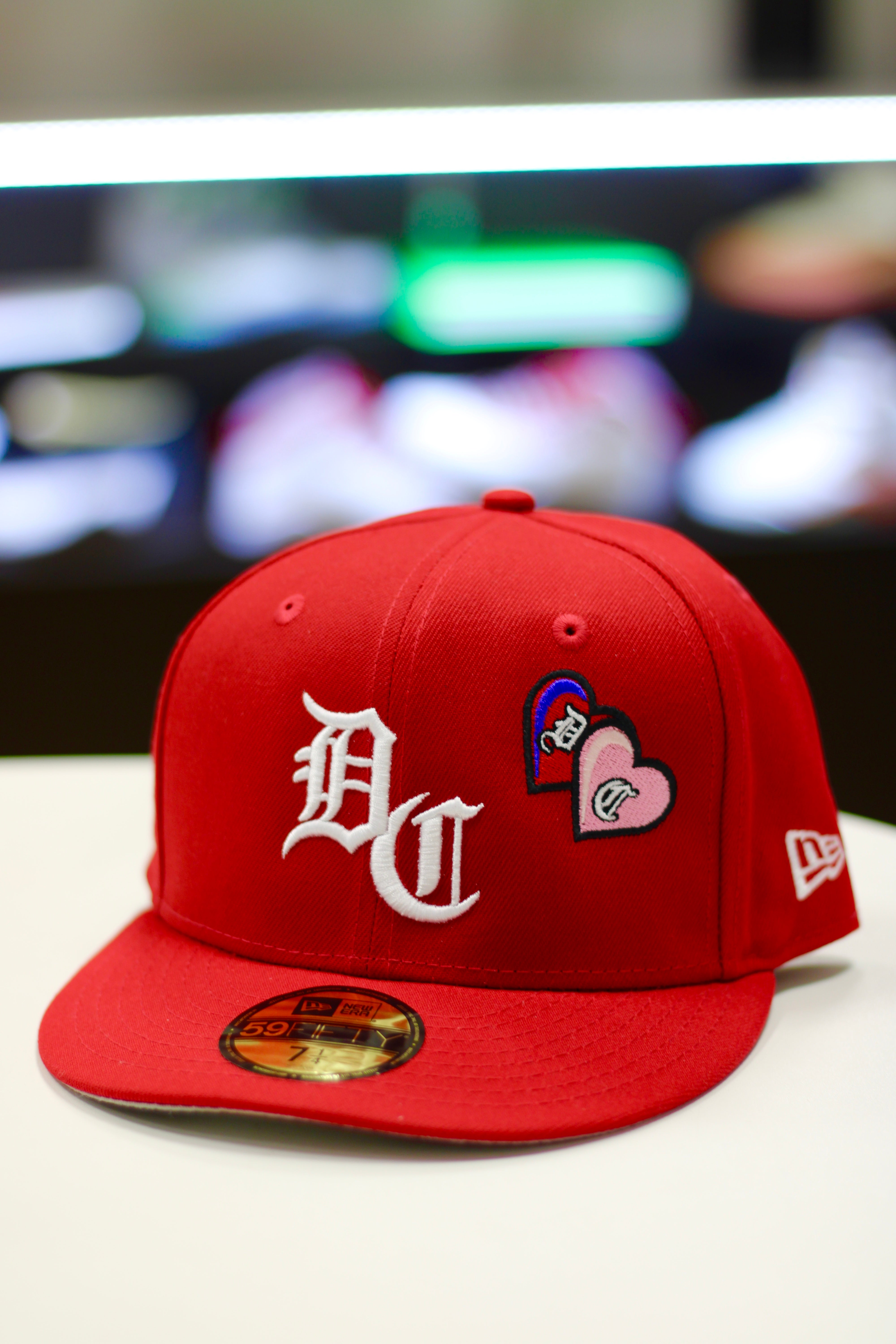 DC New Era Fitted Hat (Red)