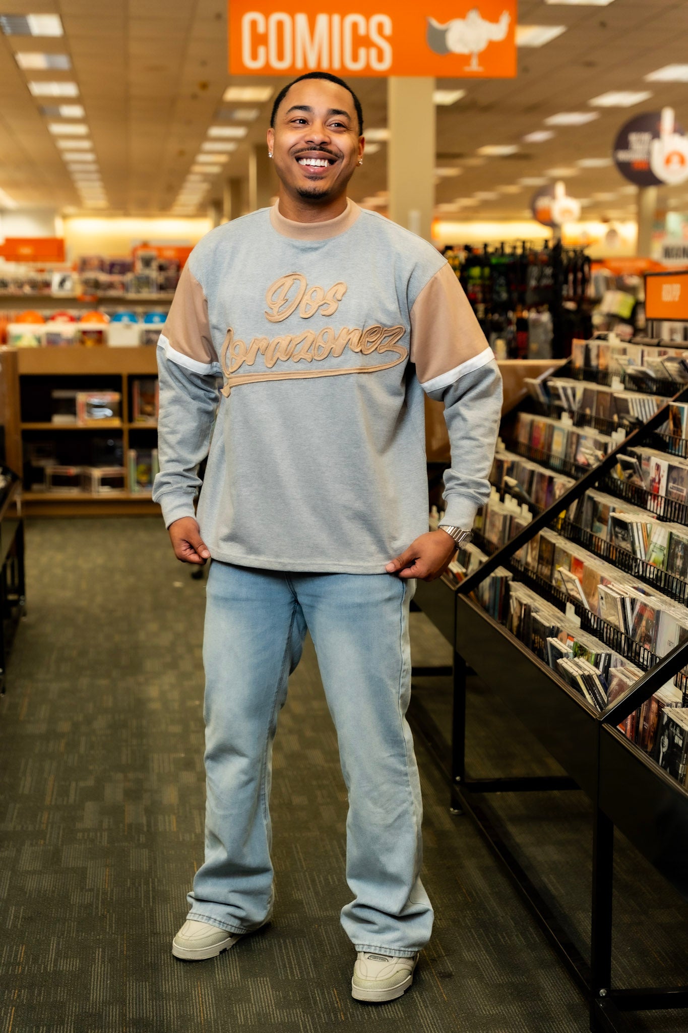 Reaction Tee Ls (Grey/Tan)