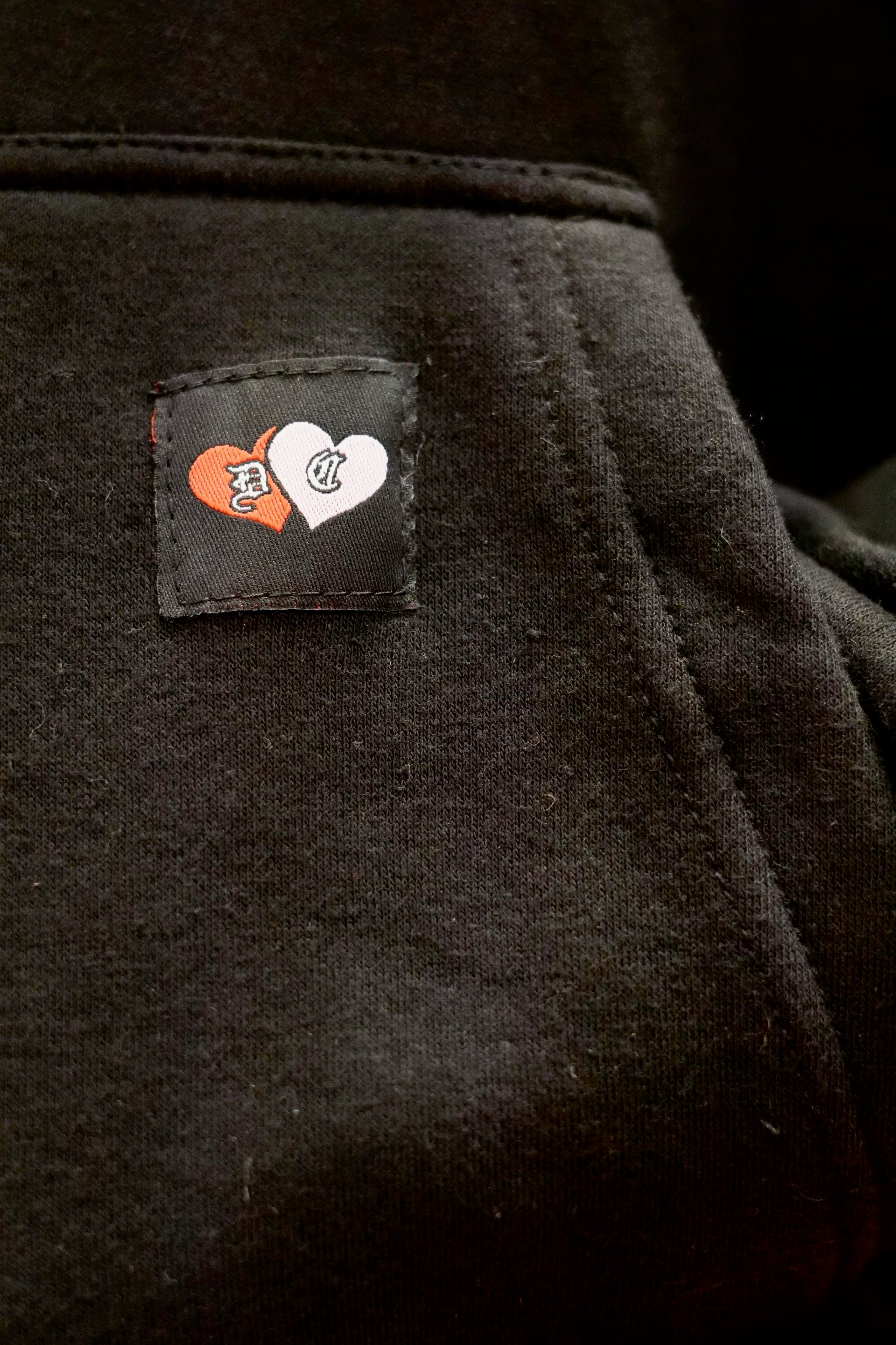 Collared Hoodie (Black)