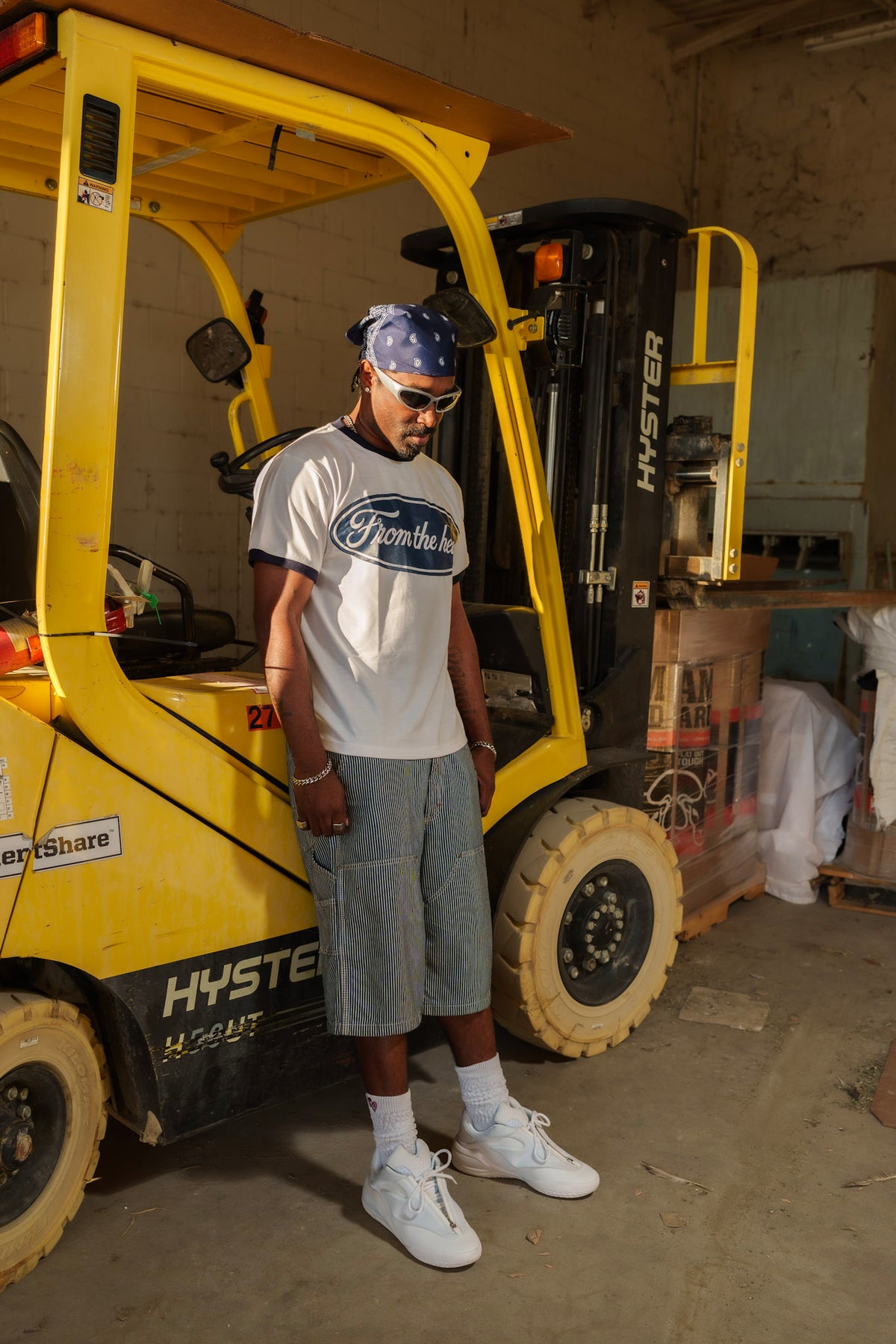 Ringer Tee (white/navy)