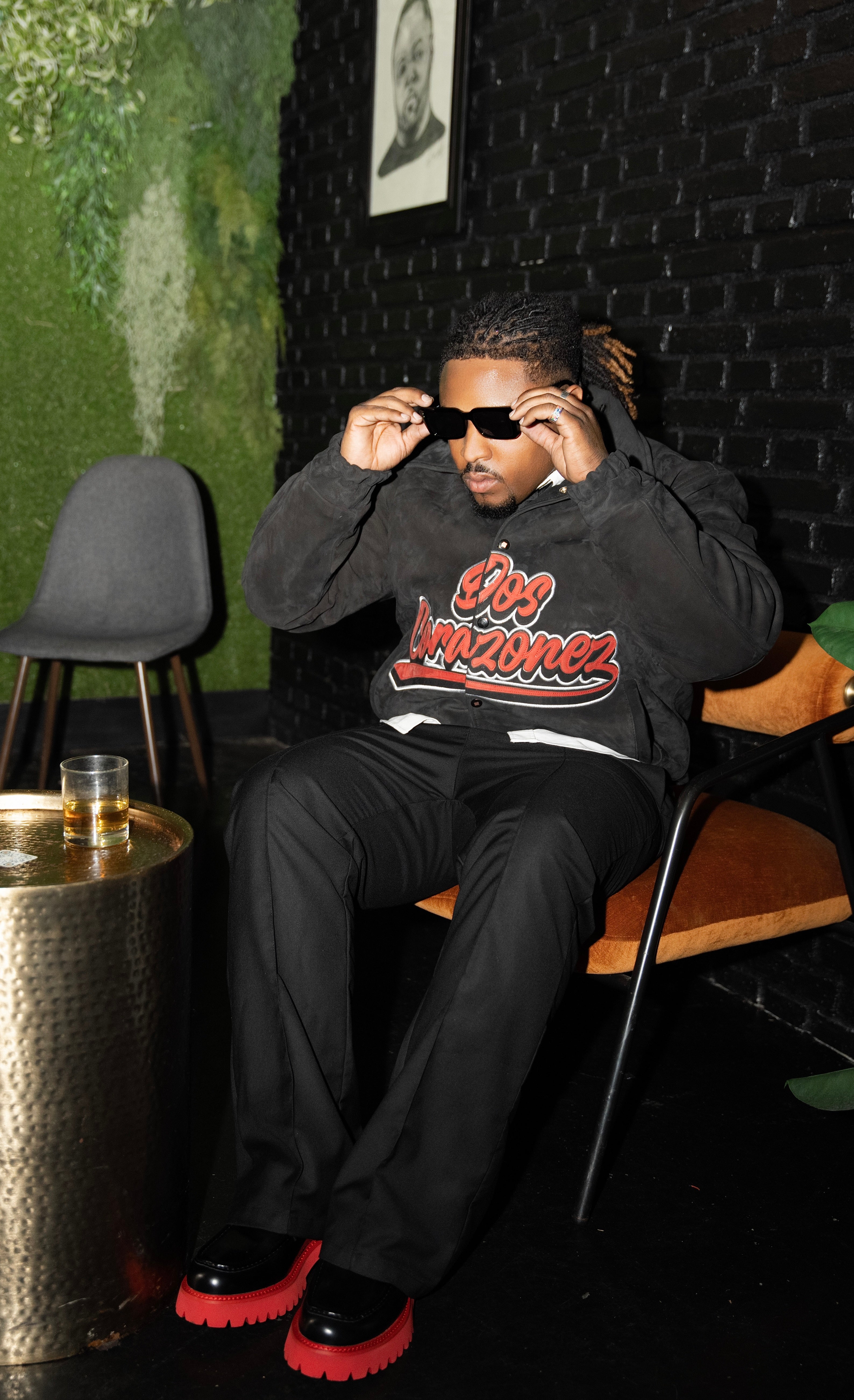 Nubuck Leather Jacket (Black)