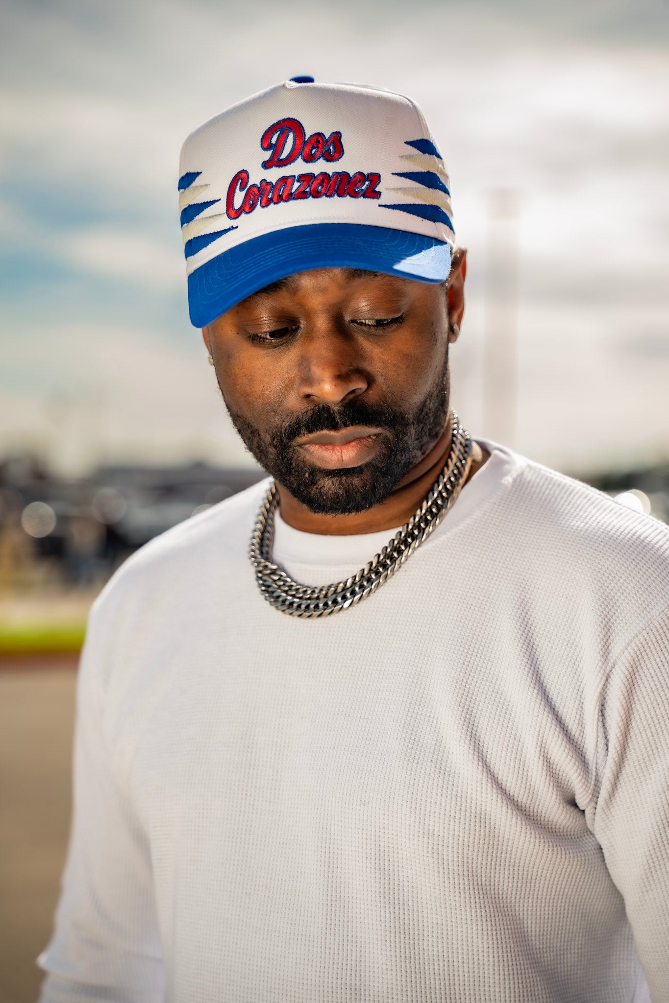 Retro Snapback (Royal/Red)