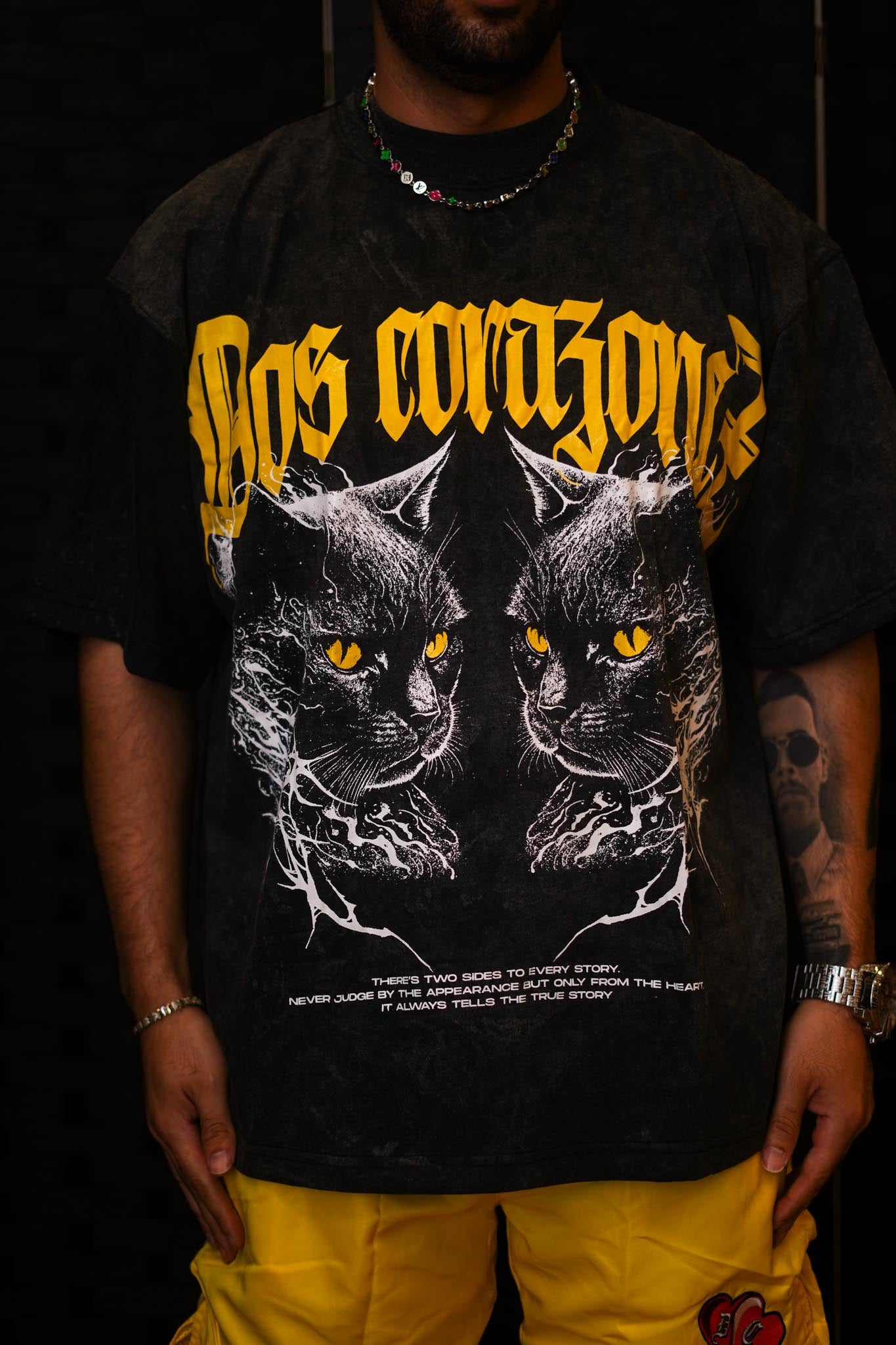 Two Tales Tee (Acid/Yellow)