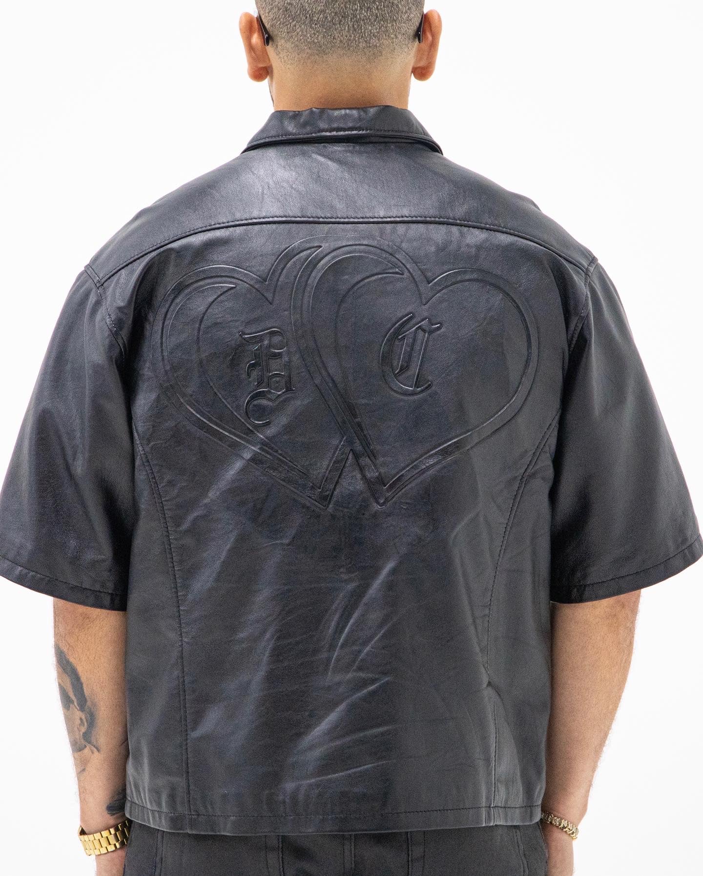 Leather Top (Black) (Sizing In Description)