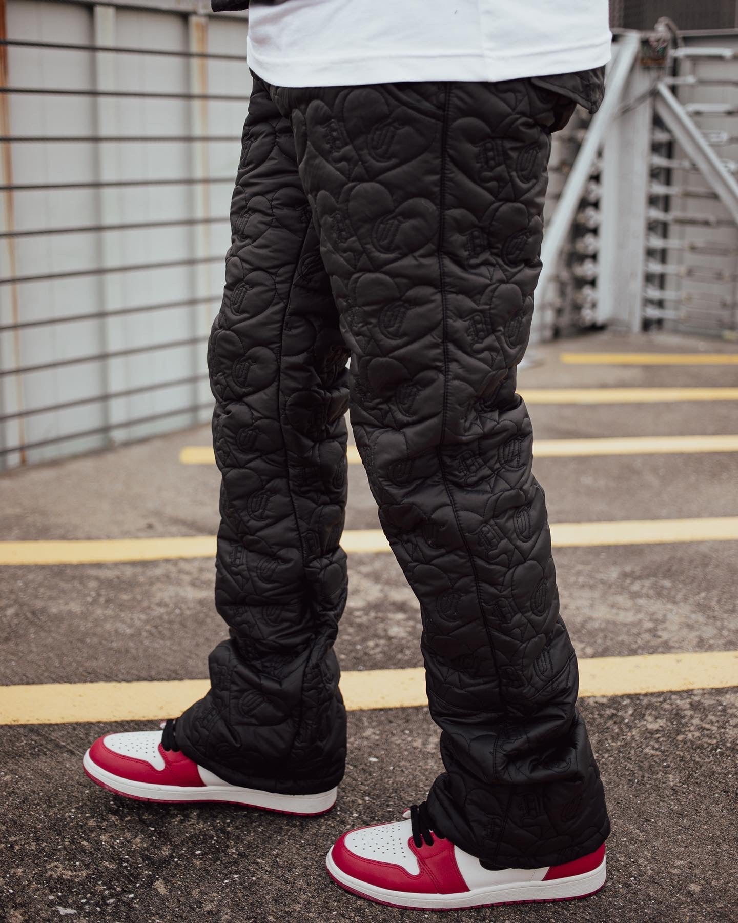 Puffer Pants (Black) (Size Details in description)