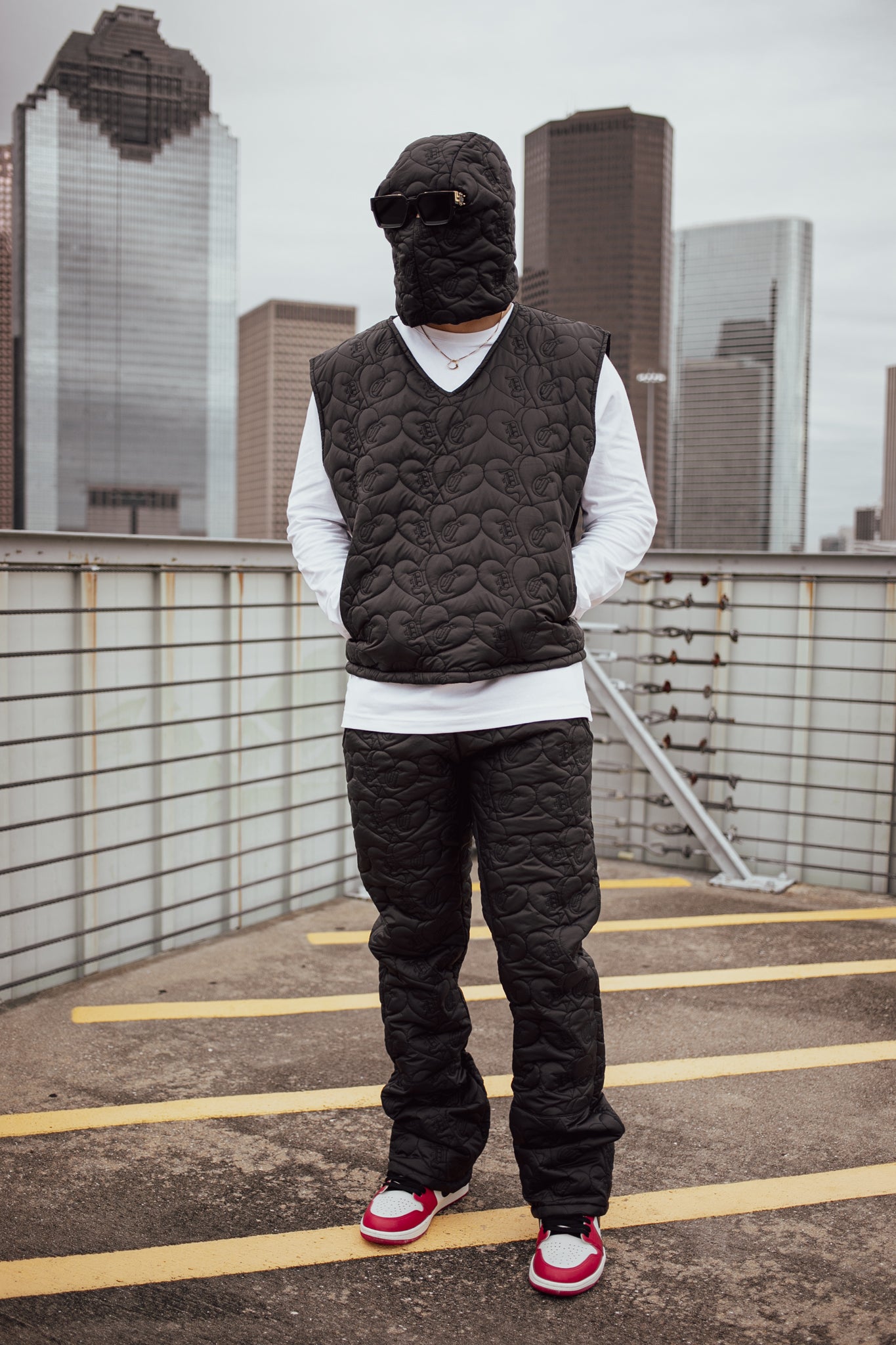 Puffer Vest (Black)(Size details in description)