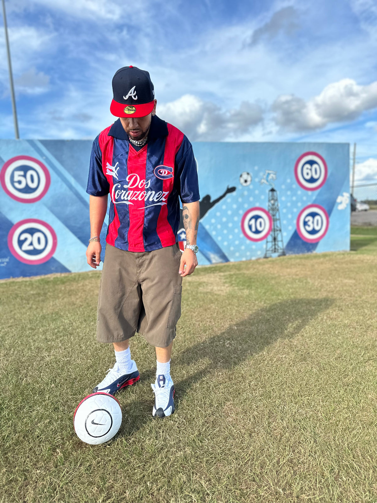 Soccer Jersey (Red/Blue)