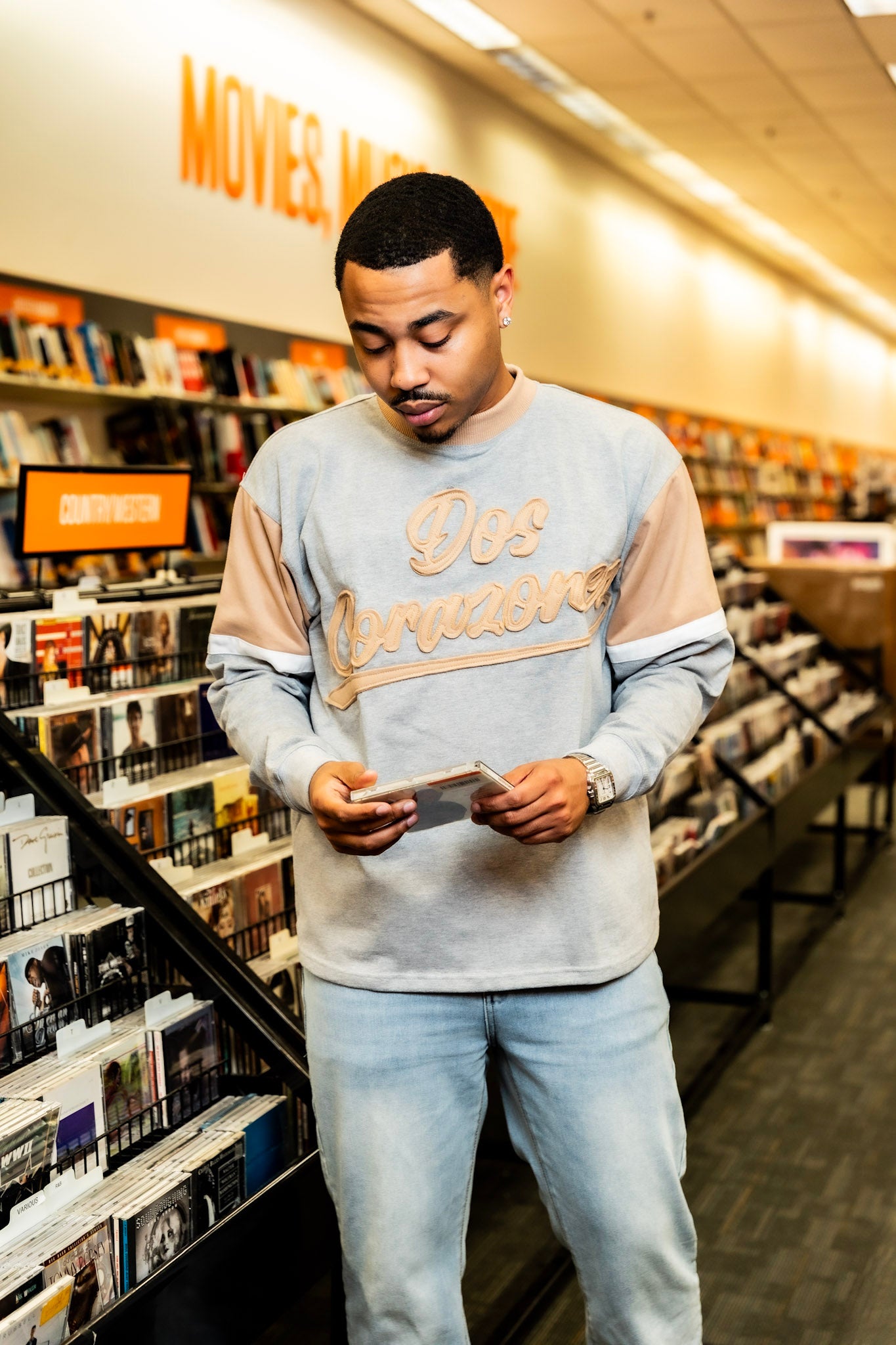 Reaction Tee Ls (Grey/Tan)