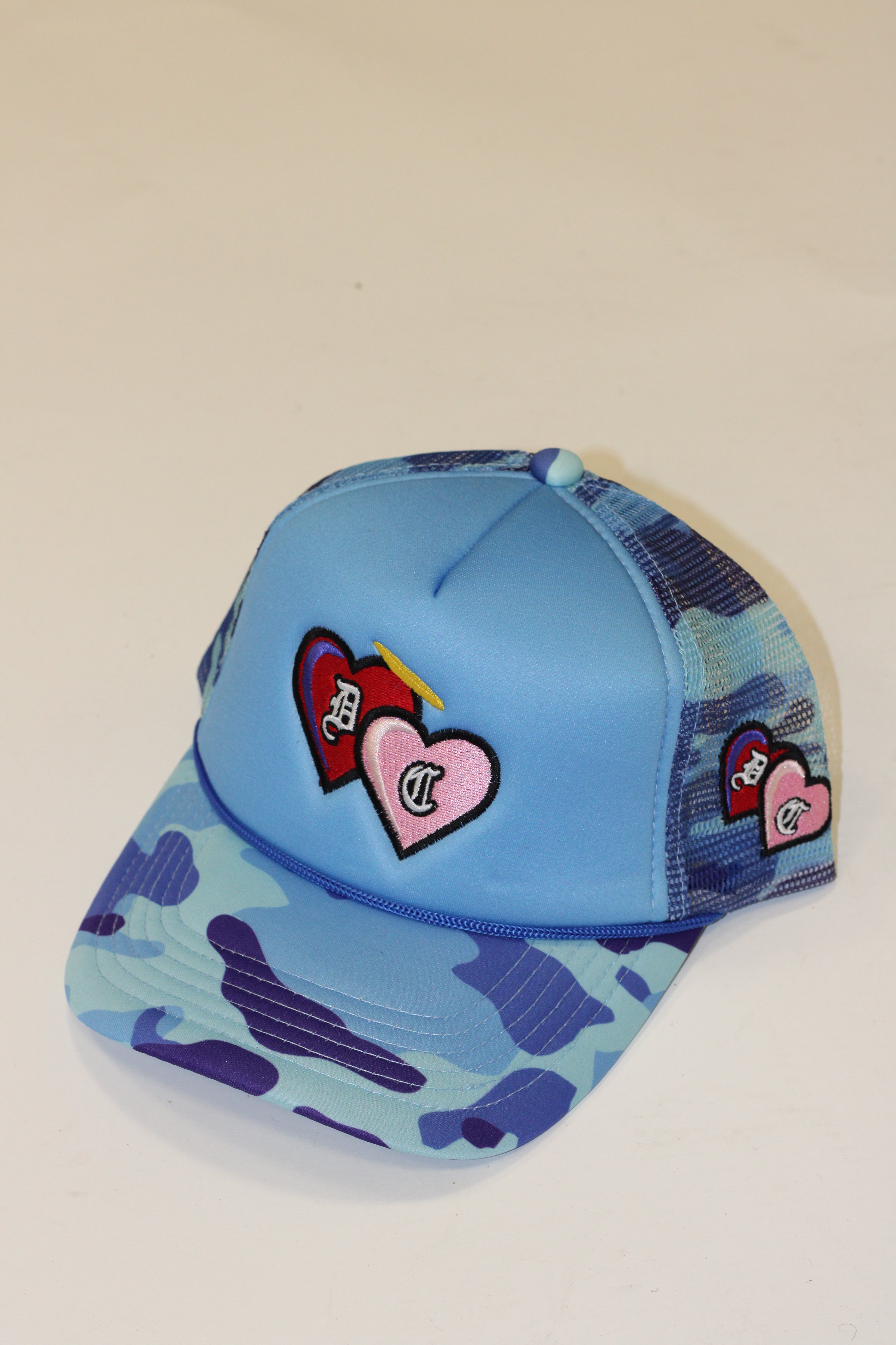 Trucker Hat (Blue Camo)