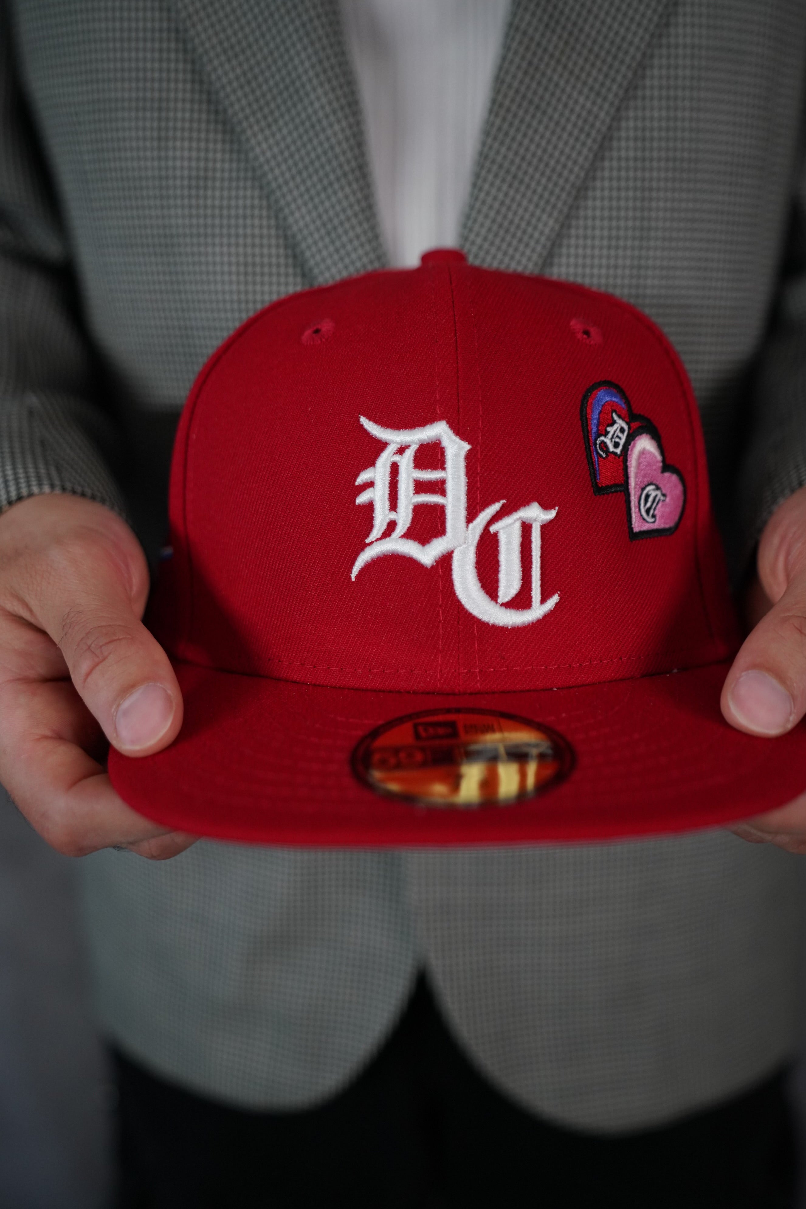 DC New Era Fitted Hat (Red)