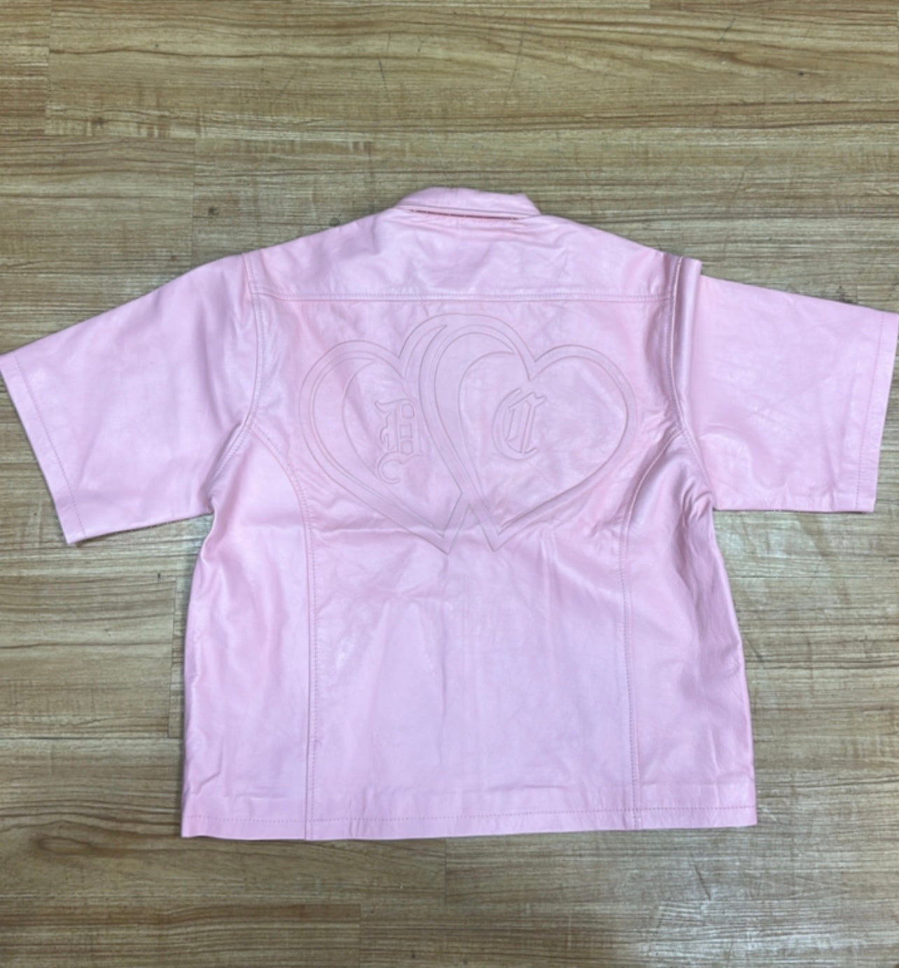 Leather Top (Breast Cancer Pink) (All Proceeds will be donated to a local patient battling breast cancer)