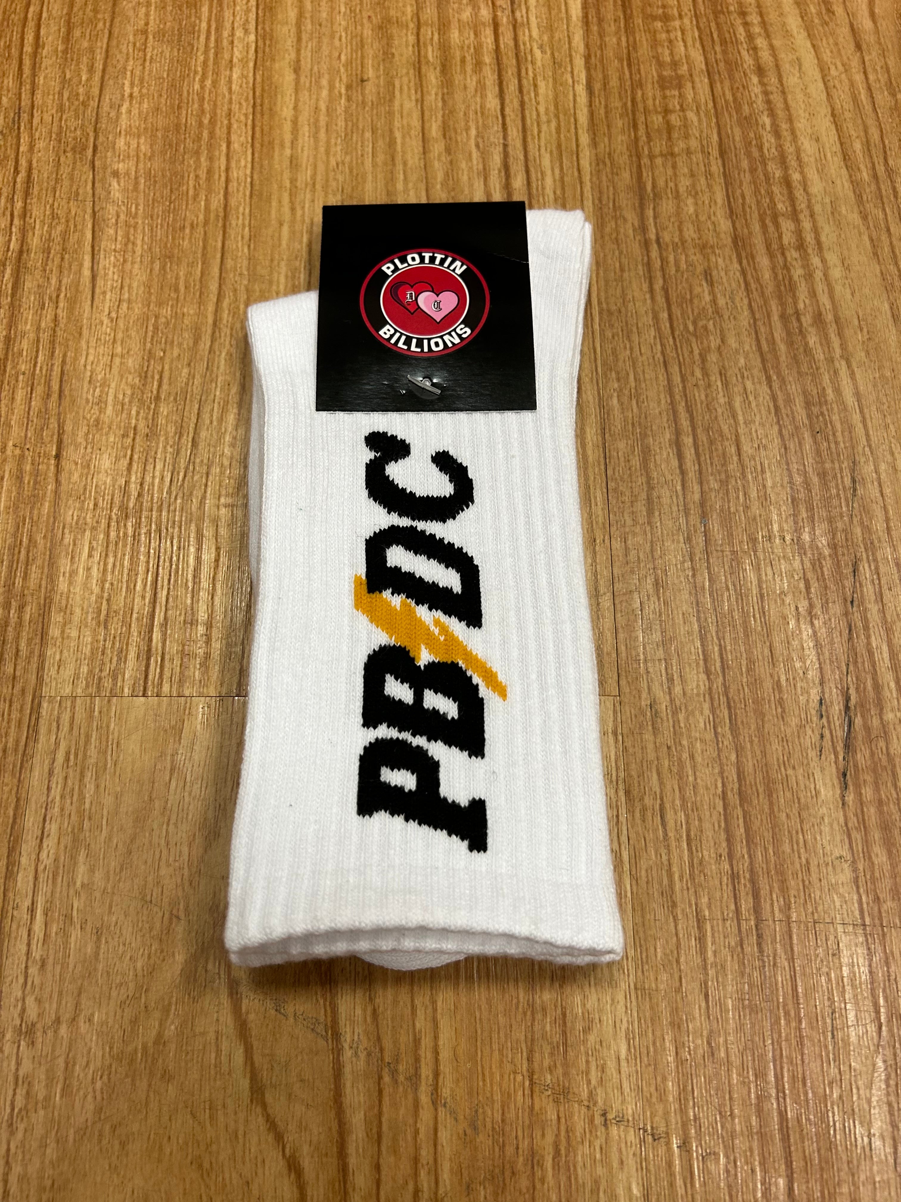 PBDC Socks (White/Black)