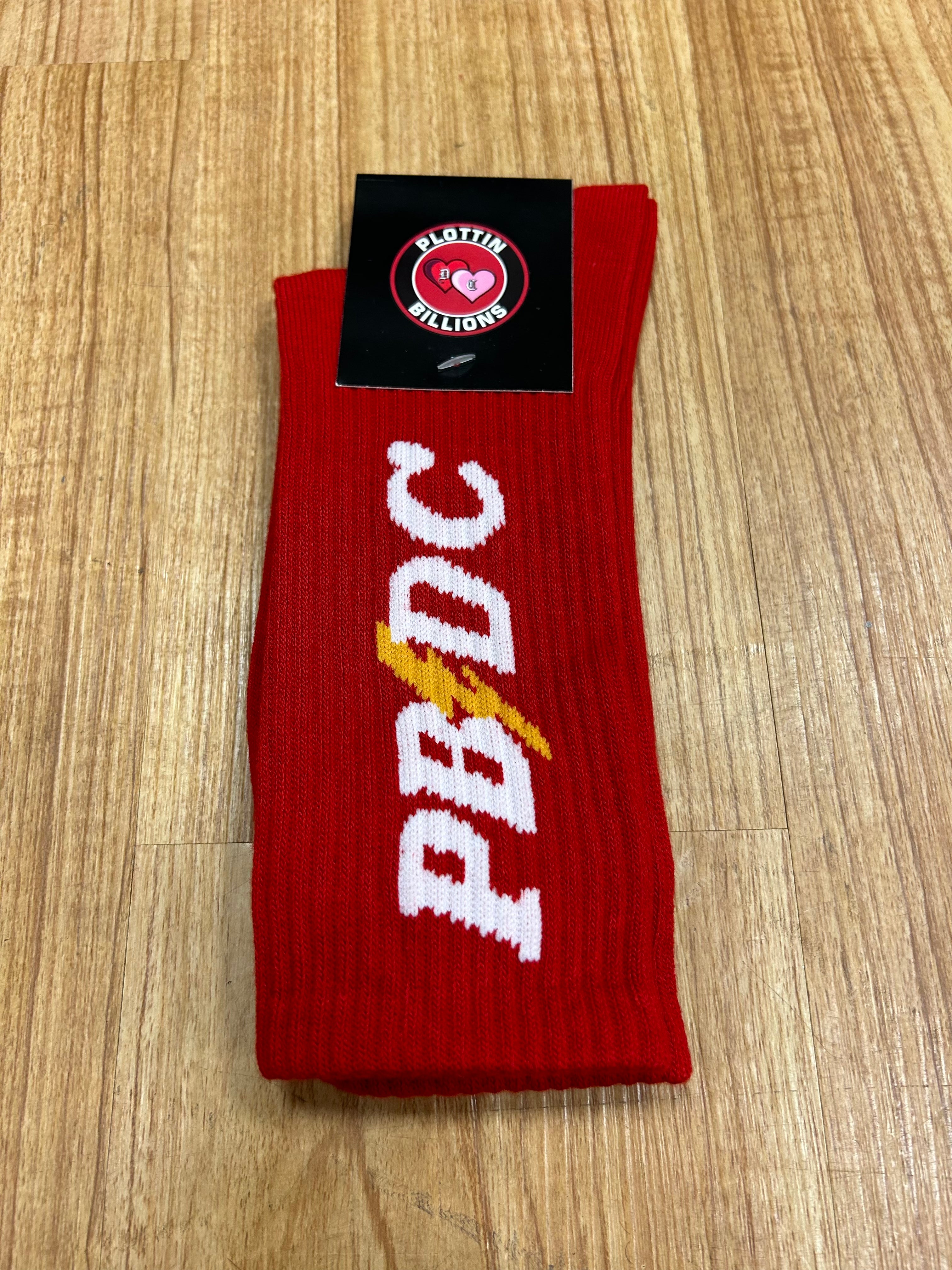 PBDC Socks (Red/White)