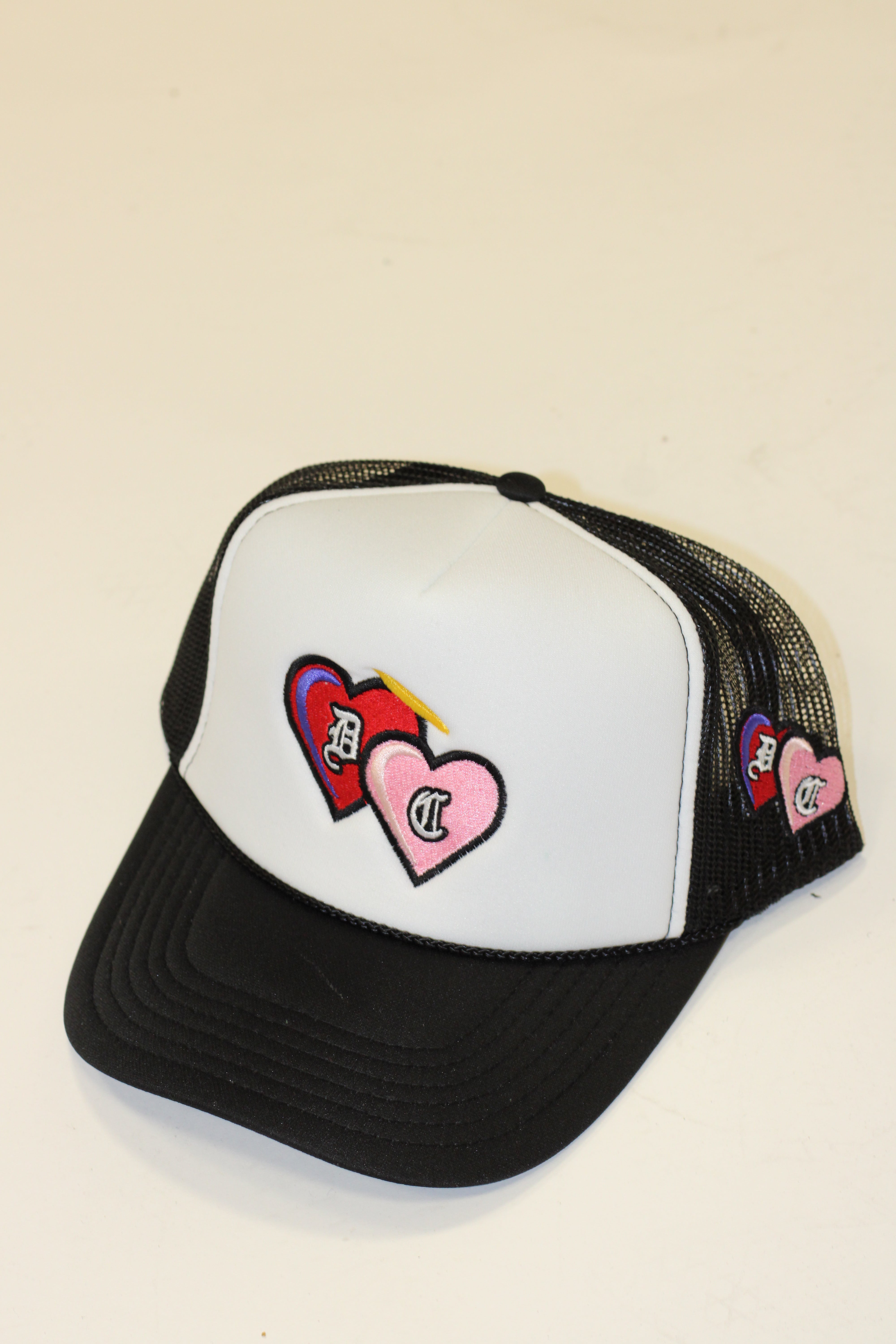 Trucker Hat (White/Blk)