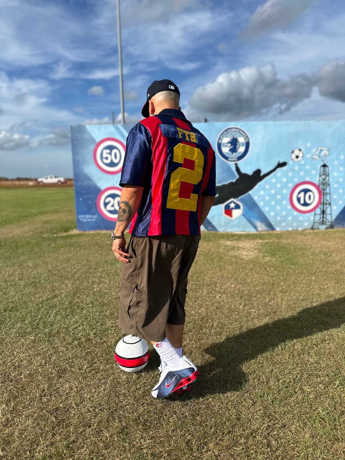 Soccer Jersey (Red/Blue)