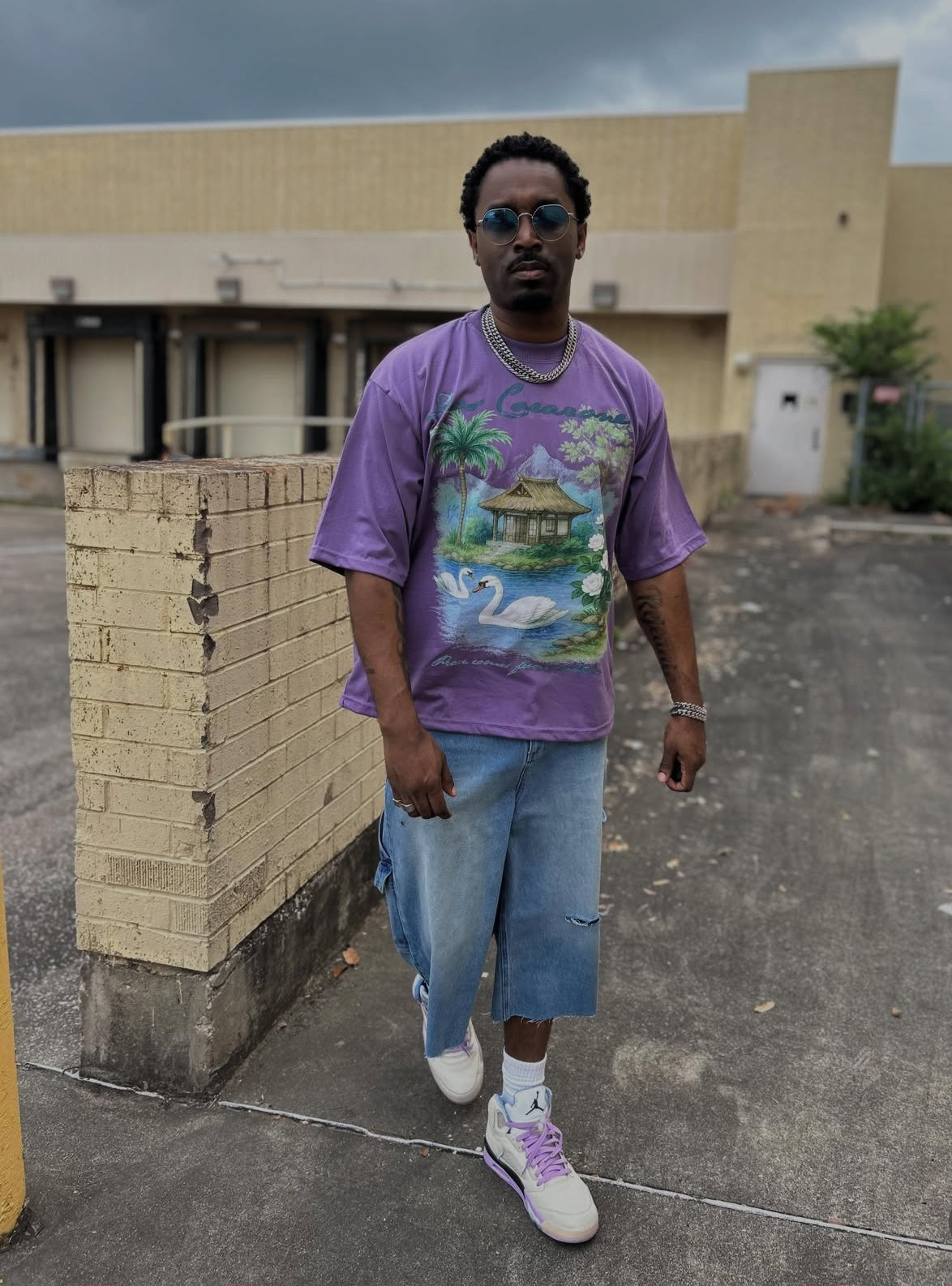 Sanctuary Tee (Purple)