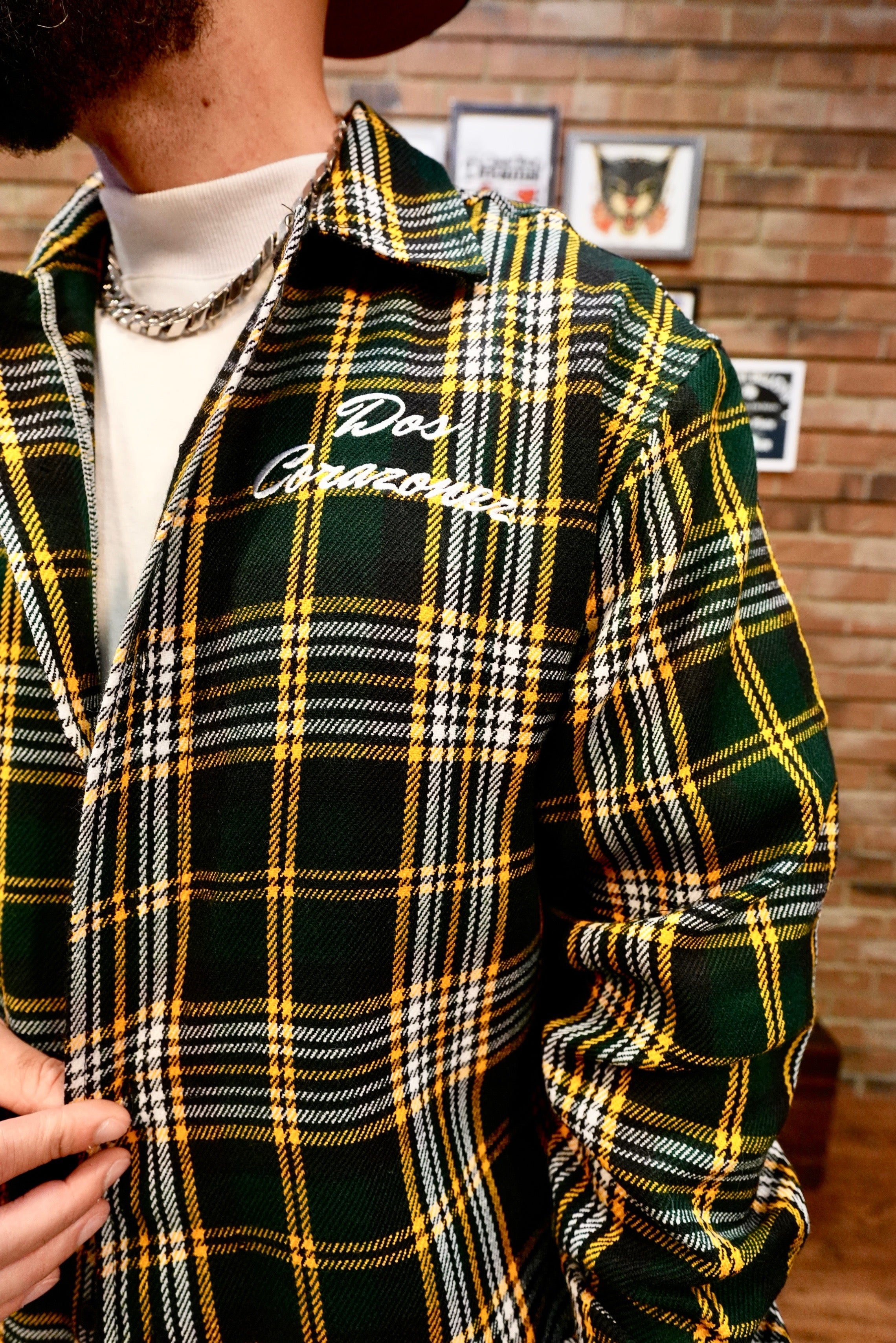 Flannel (Green/Yellow/White)