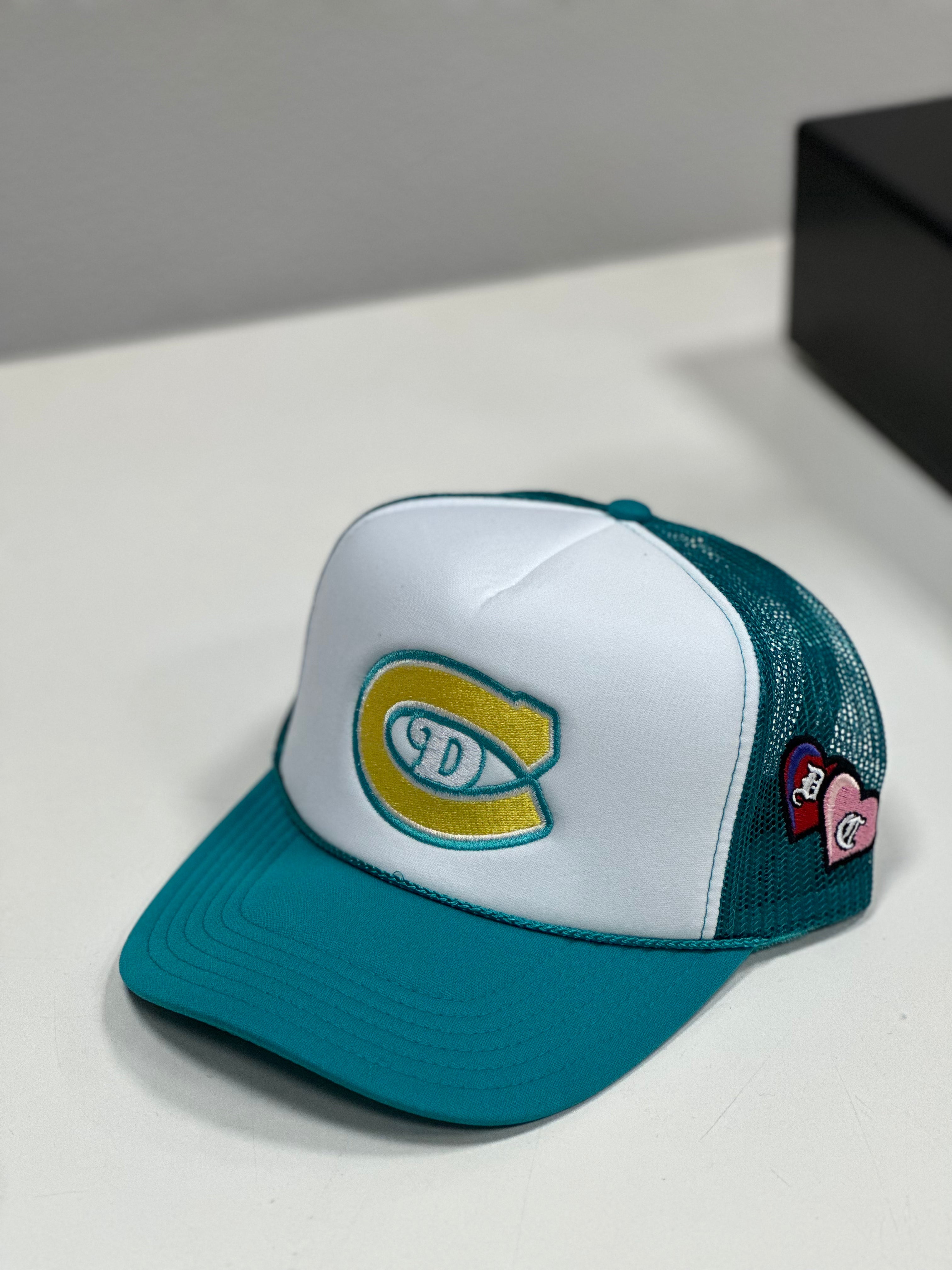 Trucker Hat (Teal/White)