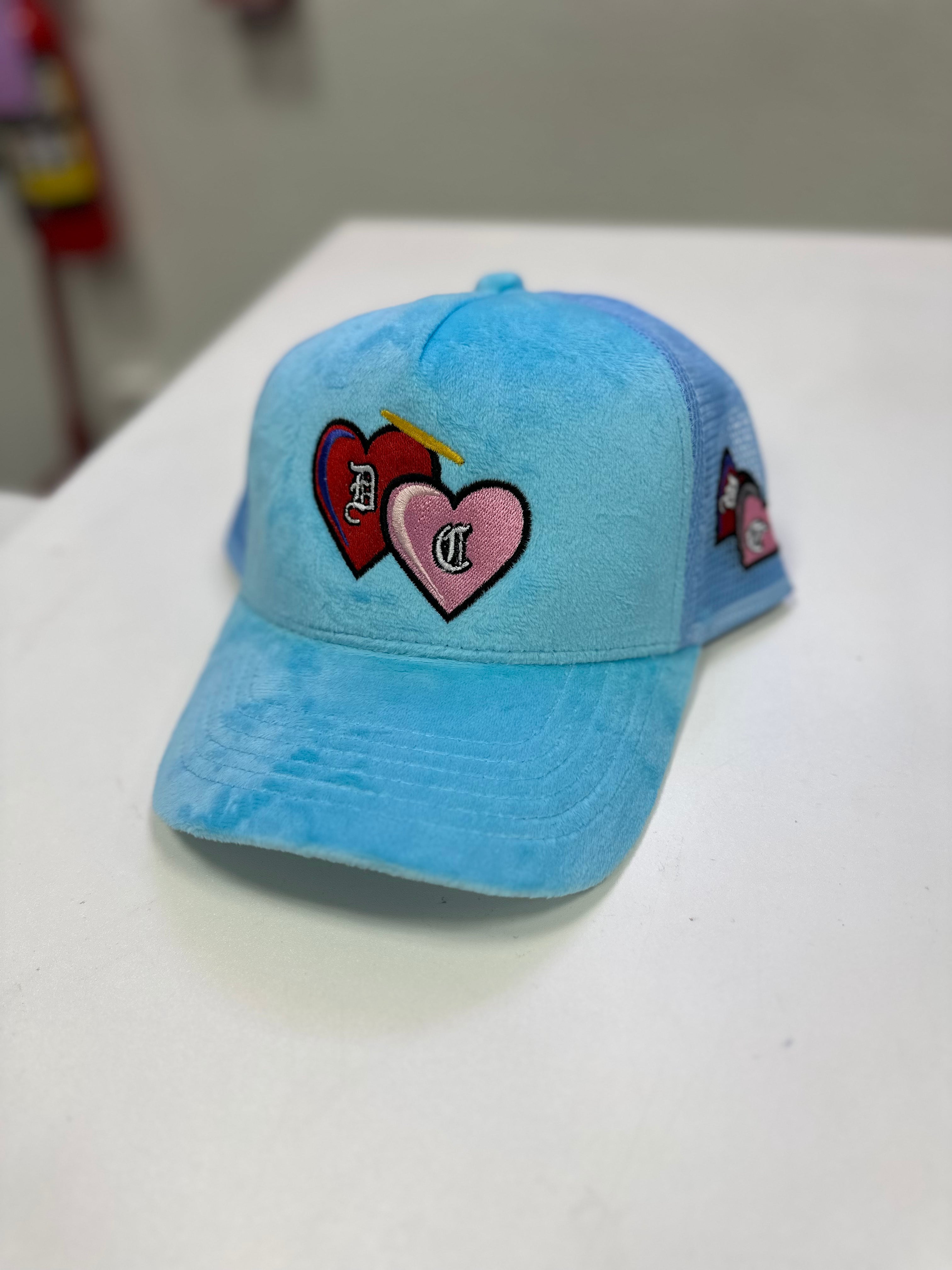 Trucker Hat (Sky Velvet