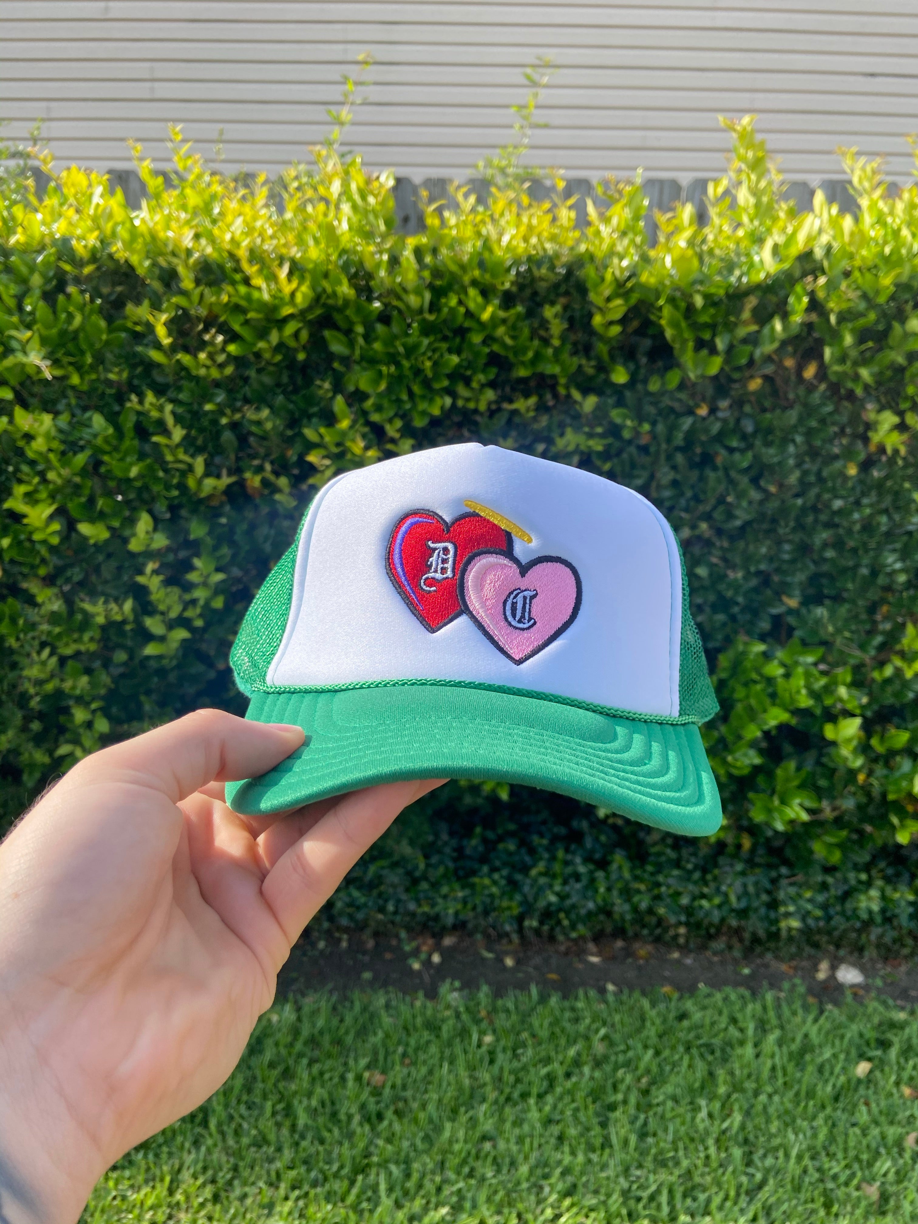 Trucker Hat (Wht/Green)